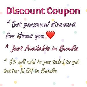 SELLER COUPON For BUNDLES